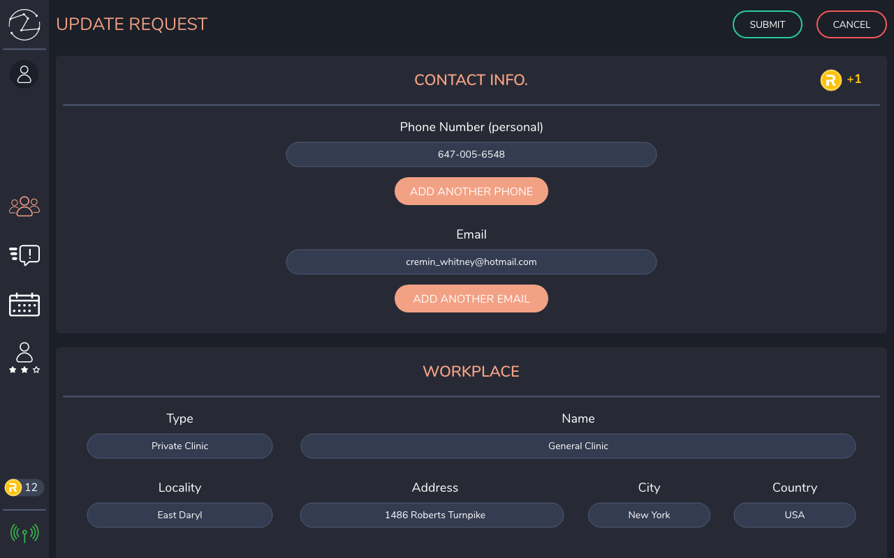Workflow de micro-mises à jour de liste clients
