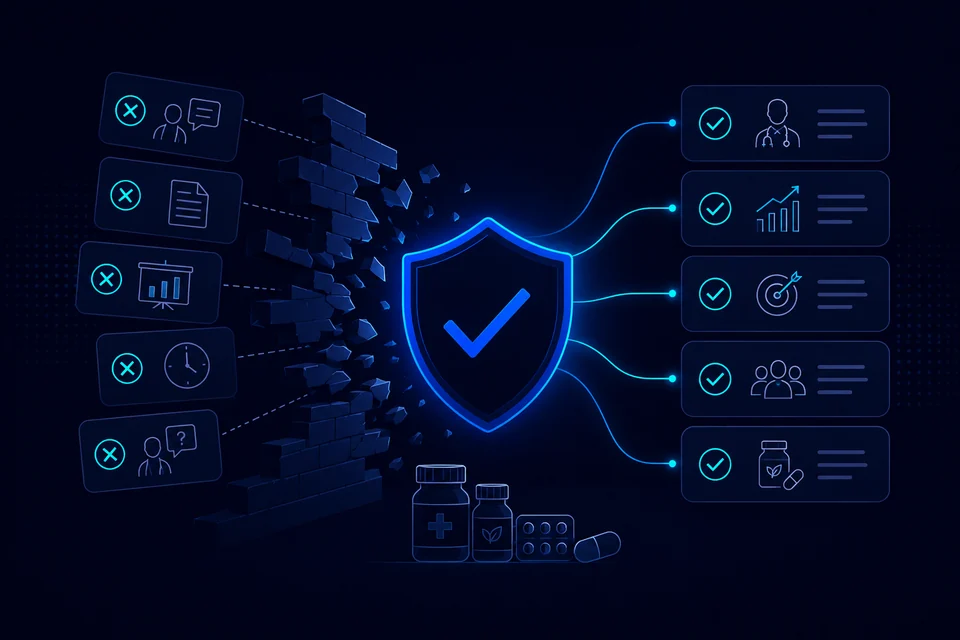 Visuel guide detailing pharma et intelligence Rx-Booster