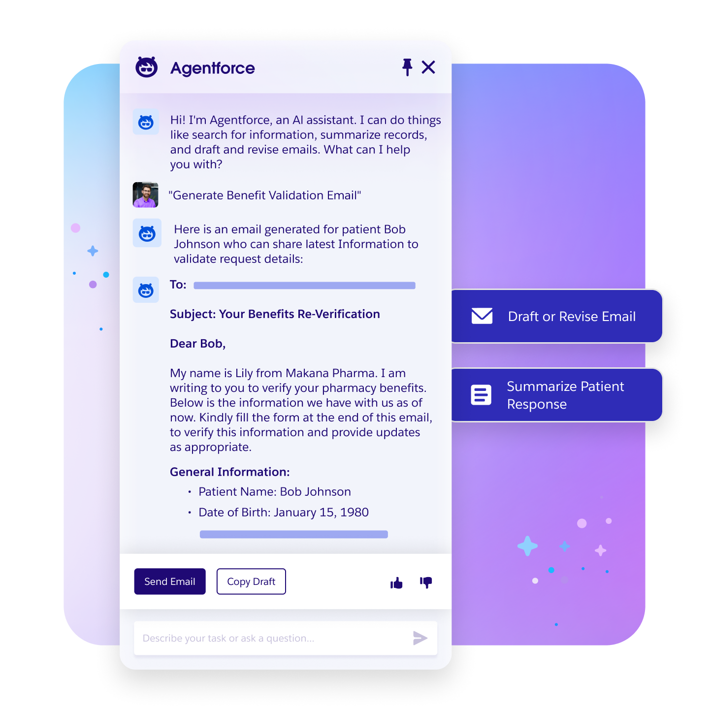 Visuel Agentforce Life Sciences de Salesforce
